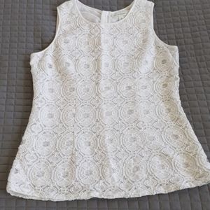 Banana Republic lined lace top